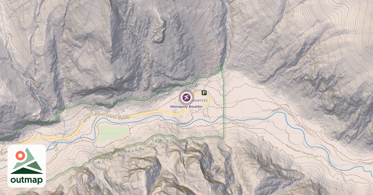 Map of Monopoly Boulder