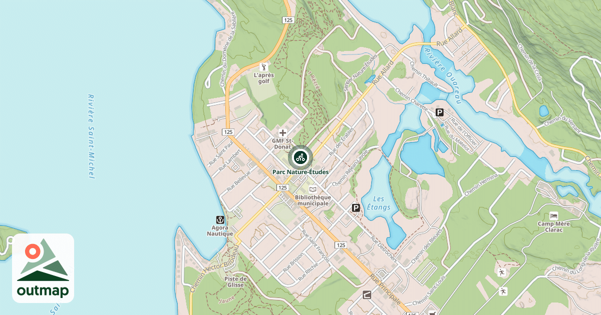 Map of Parc Nature-Études