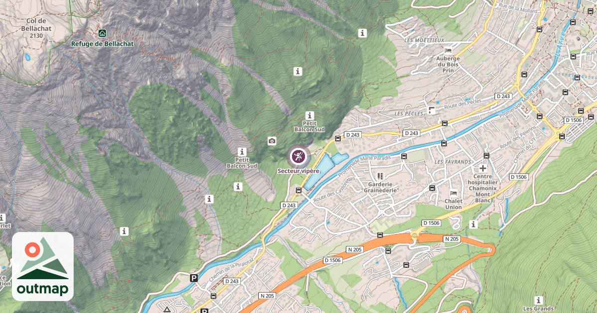 Map of Secteur vipère