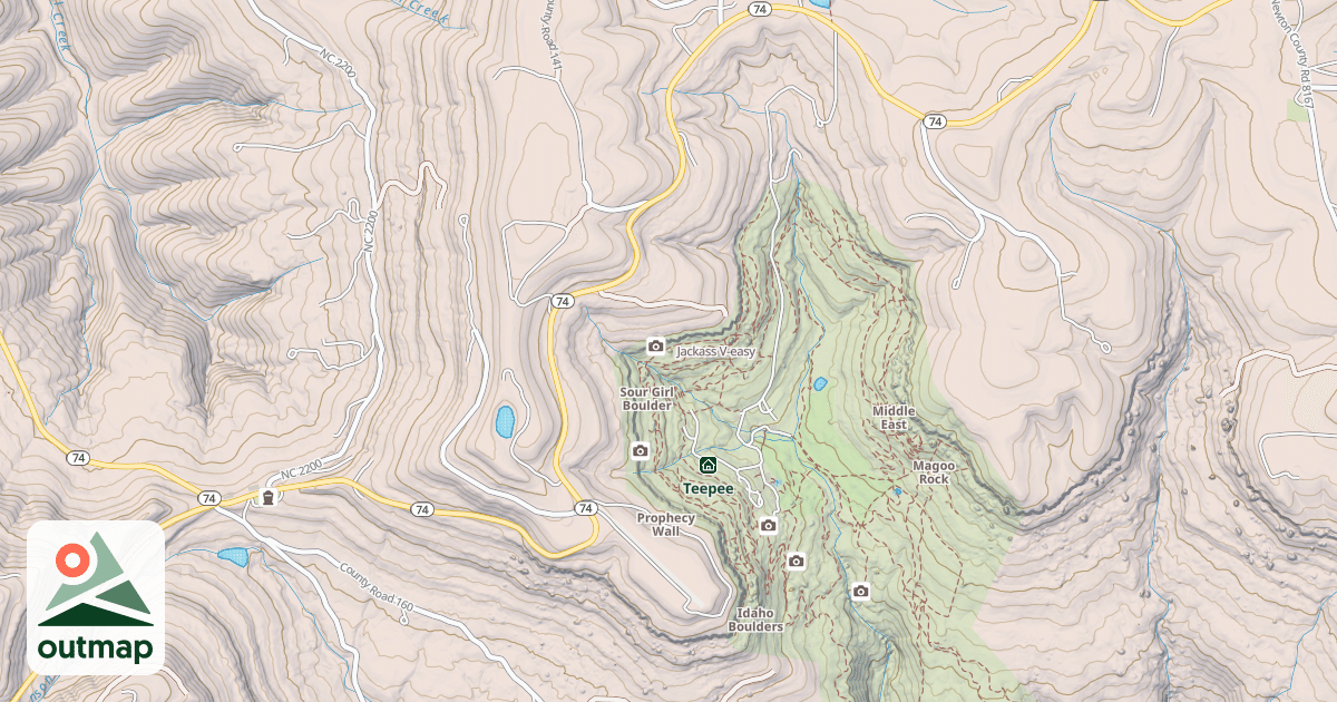Map of Jackass