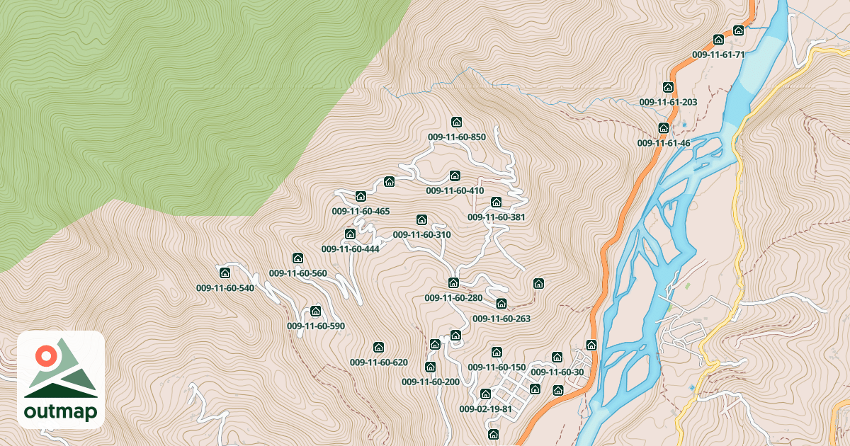 Map of 009-11-60-300