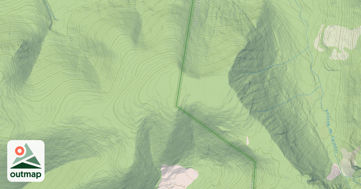 Map of Petit Mont Sainte-Anne