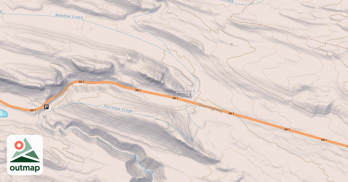 Map of Red Road