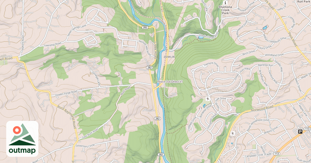 Map of Peace Out Direct