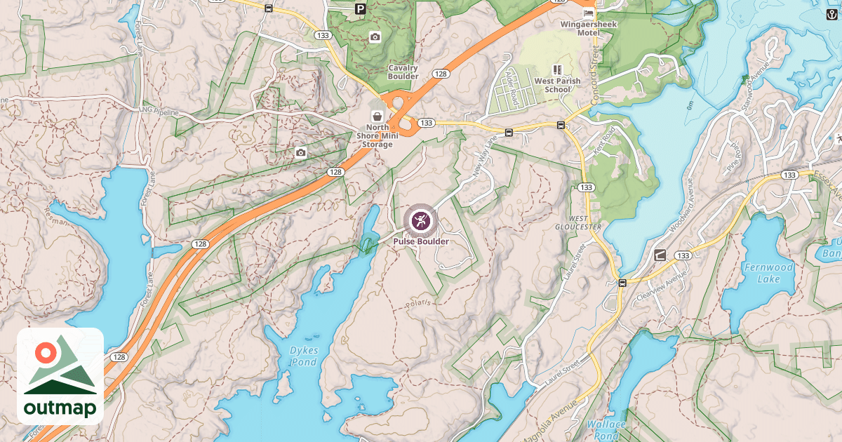 Map of Pulse Boulder