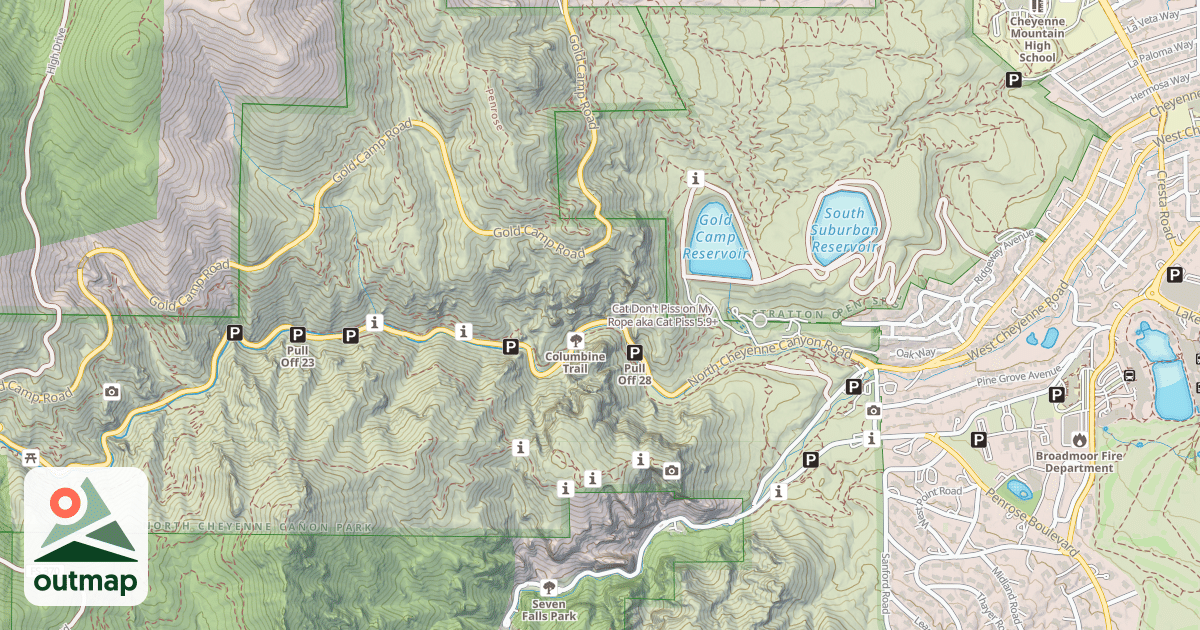 Map of Cat Don't Piss on My Rope aka Cat Piss