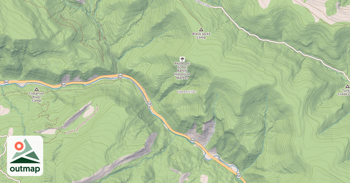 Map of Este Es