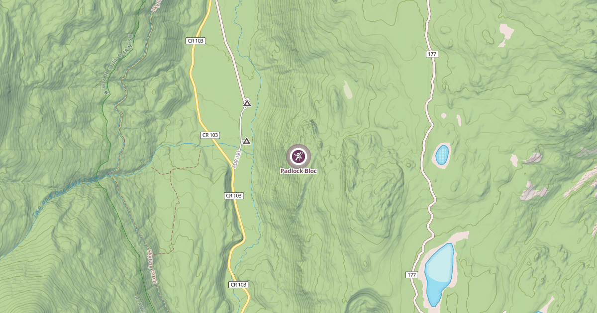 Map preview of Padlock Bloc