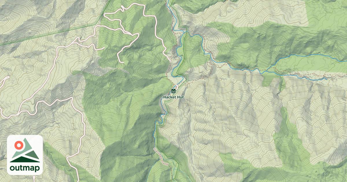 Map of Hacket Hut