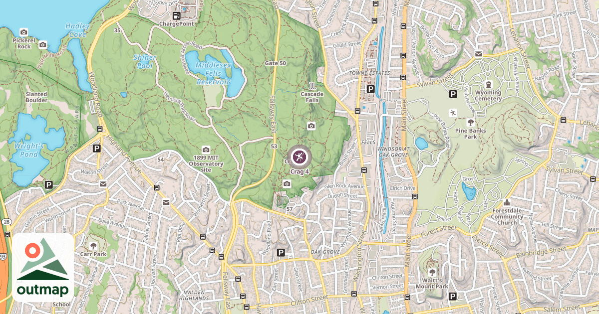 Map of Crag 4