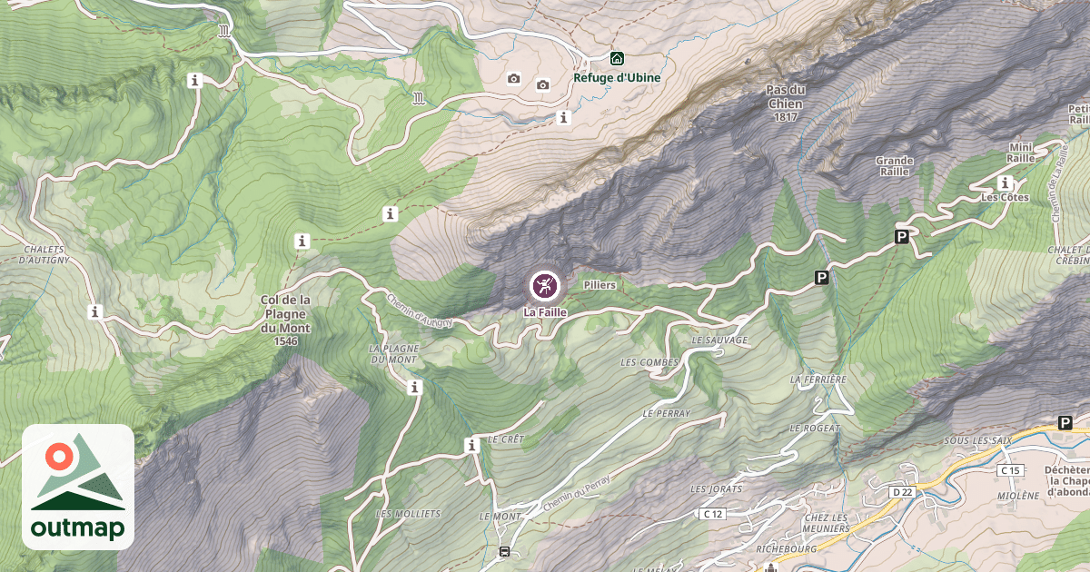 Map of La Faille