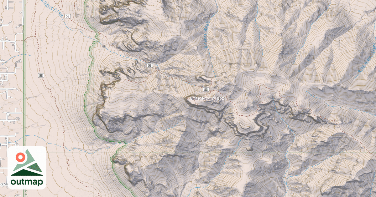 Map of Field of Dreams