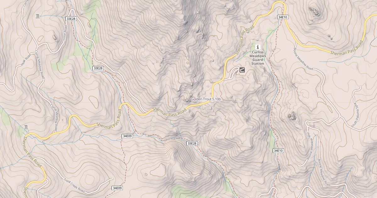 Map preview of Golden Trout