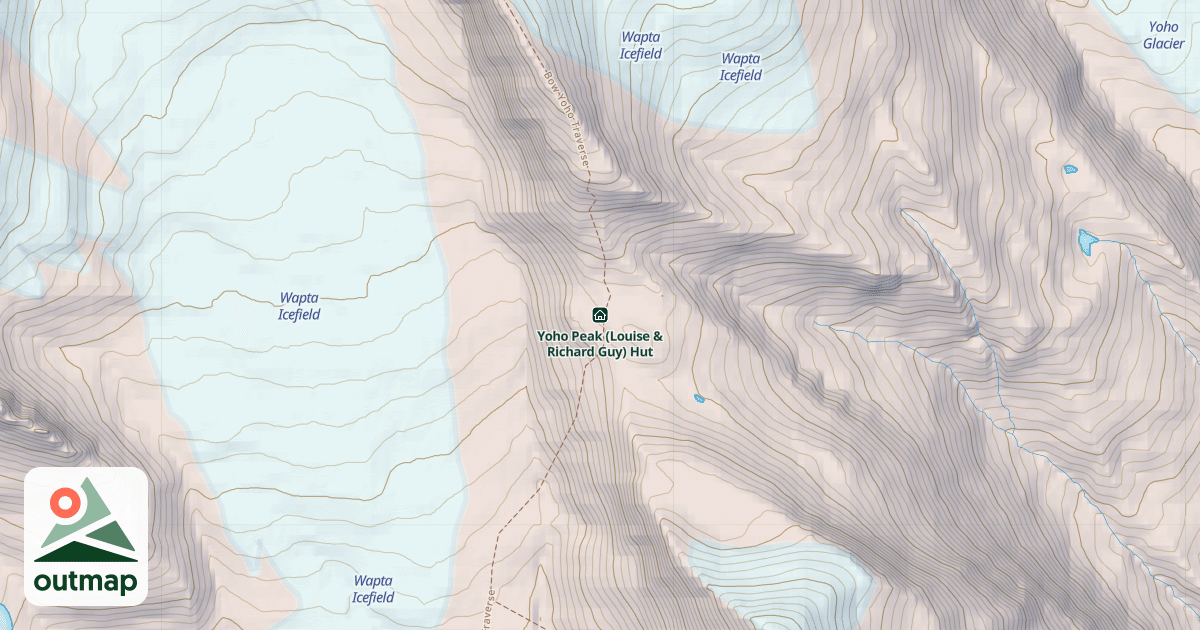 Map of Guy Hut