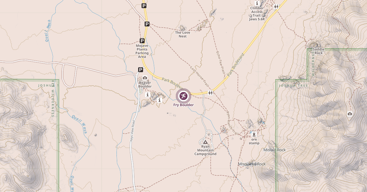 Map preview of Fry Boulder