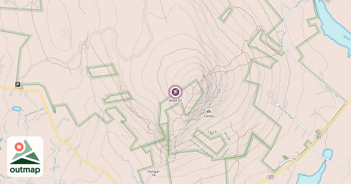 Map of Area 51