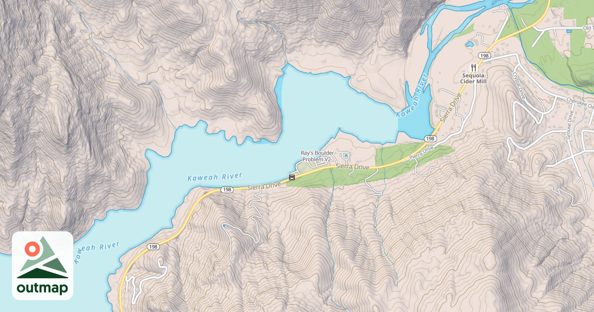 Map of Ray's Boulder Problem