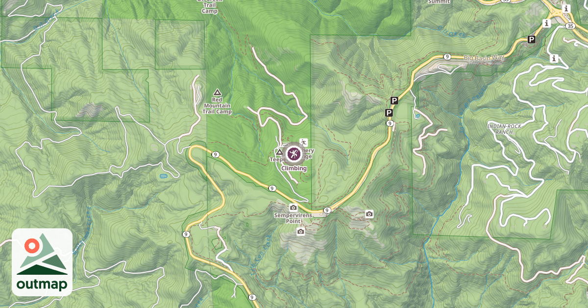 Map of Climbing