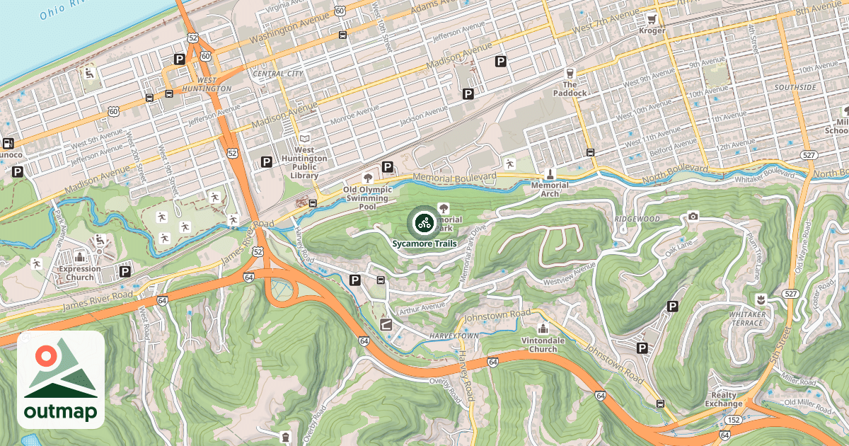Map of Sycamore Trails