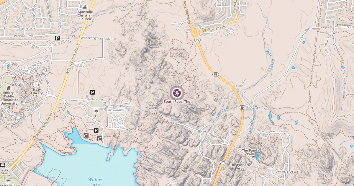 Map preview of South Face, The