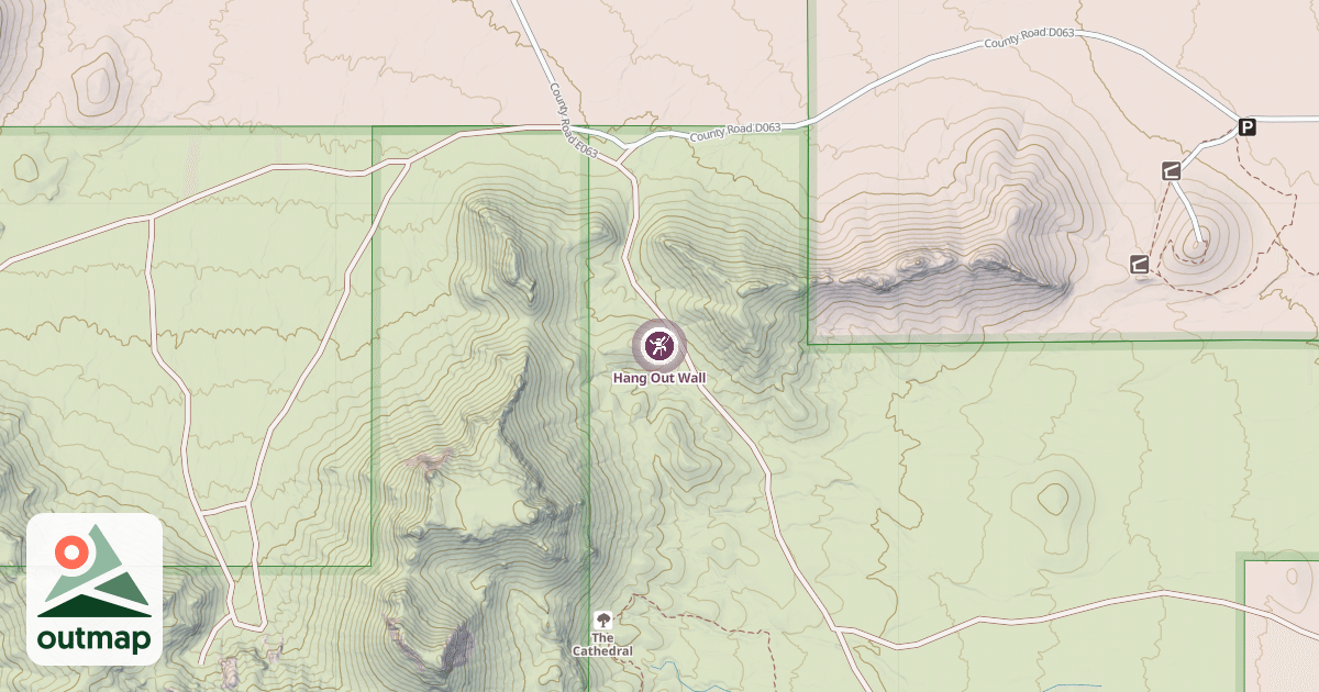 Map of Hang Out Wall