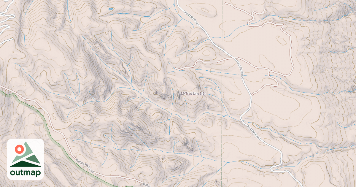 Map of 5.9 Trad Line