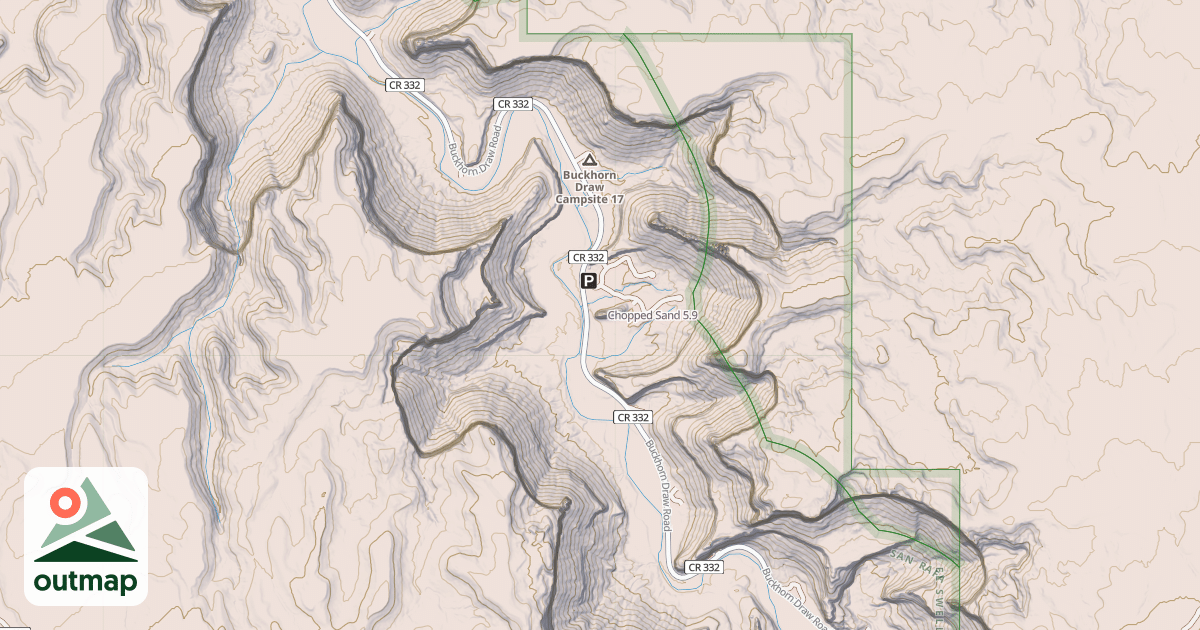 Map of Chopped Sand
