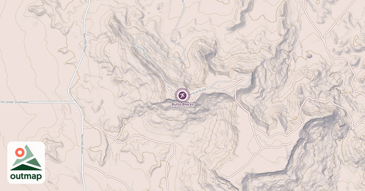 Map of Butte Blocks