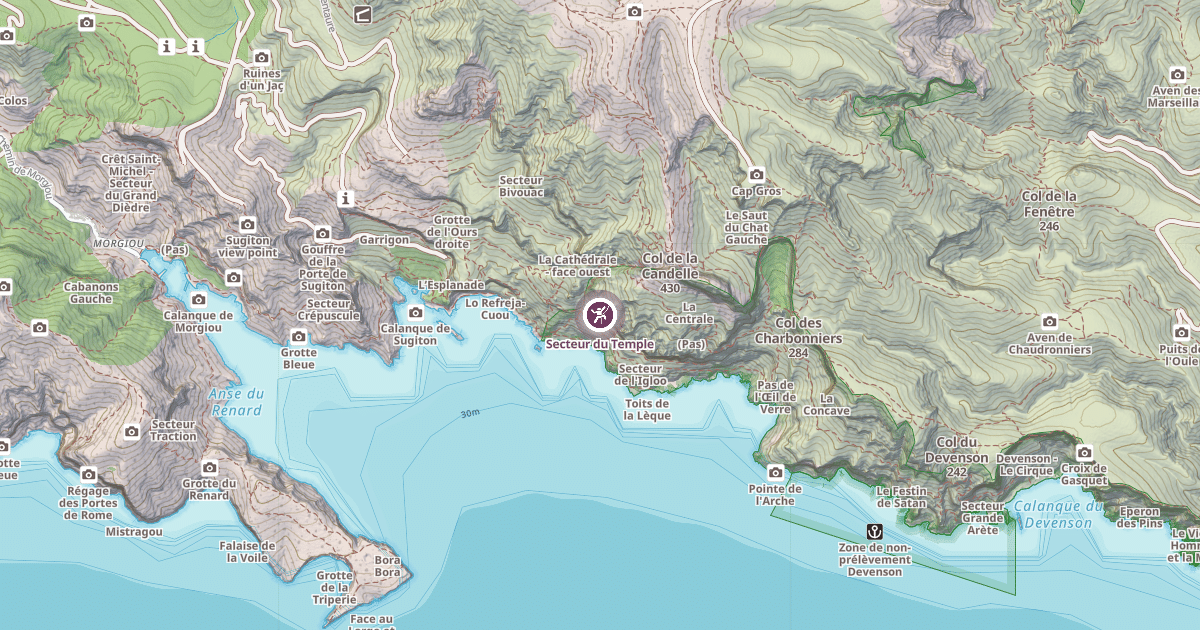 Map preview of Secteur du Temple