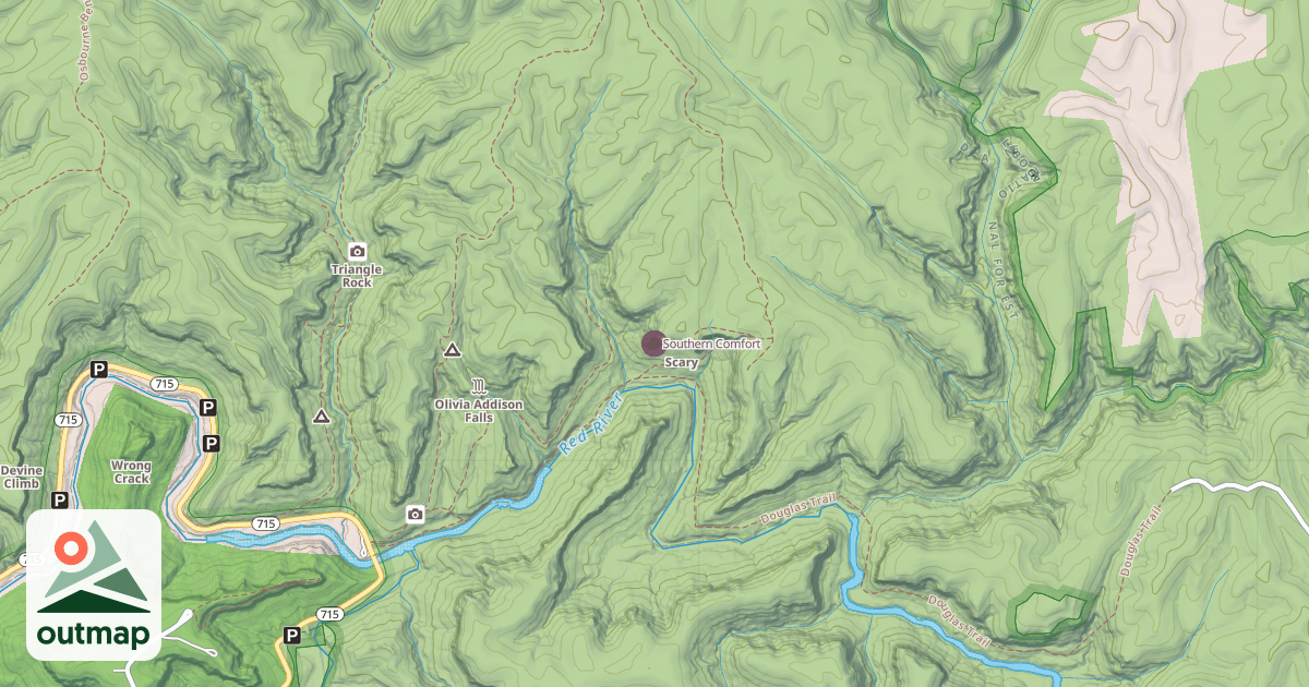 Map of Southern Comfort