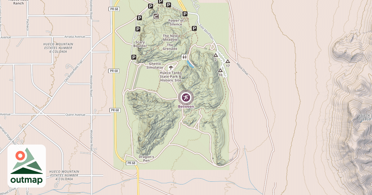 Map of Between