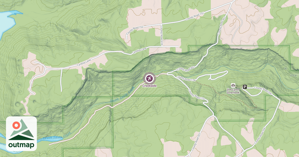 Map of Creekside
