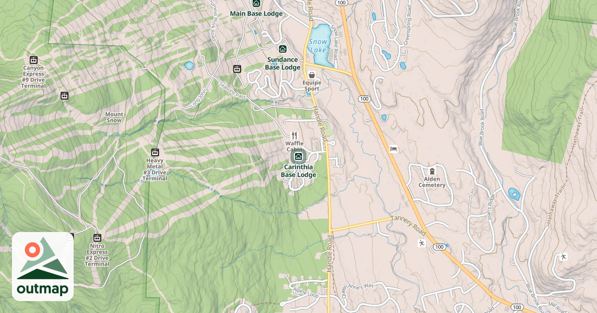 Map of Carinthia Base Lodge