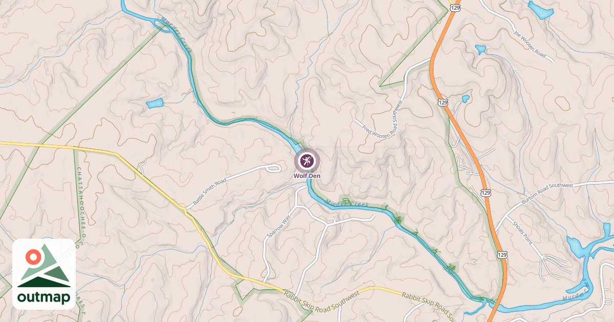 Map of Wolf Den