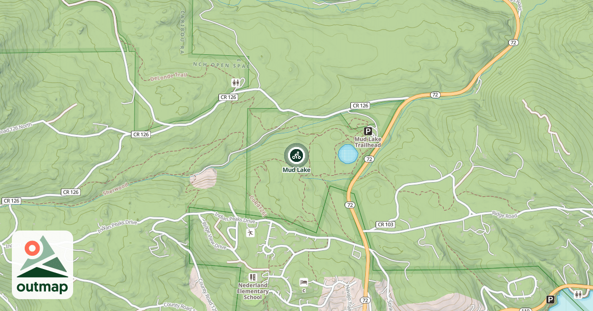 Map of Mud Lake