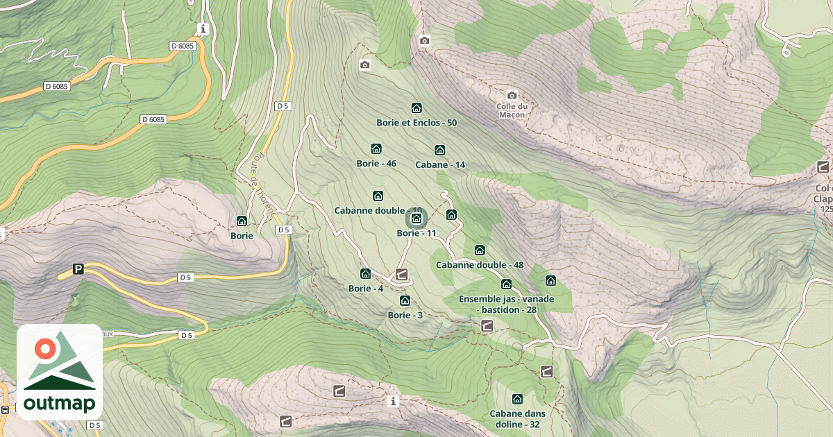 Map of Borie - 11