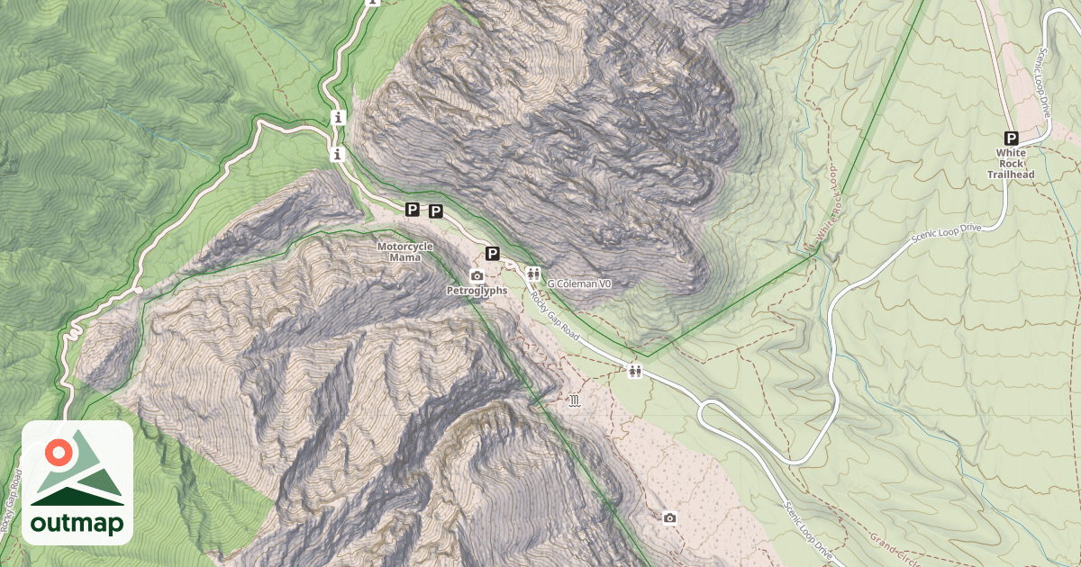 Map of G Coleman