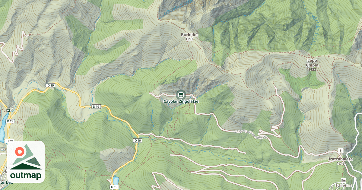 Map of Cayolar Zingolatze