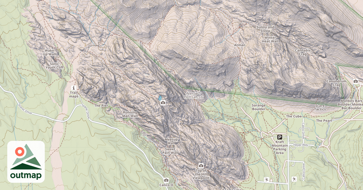 Map of Approach Pitch Left