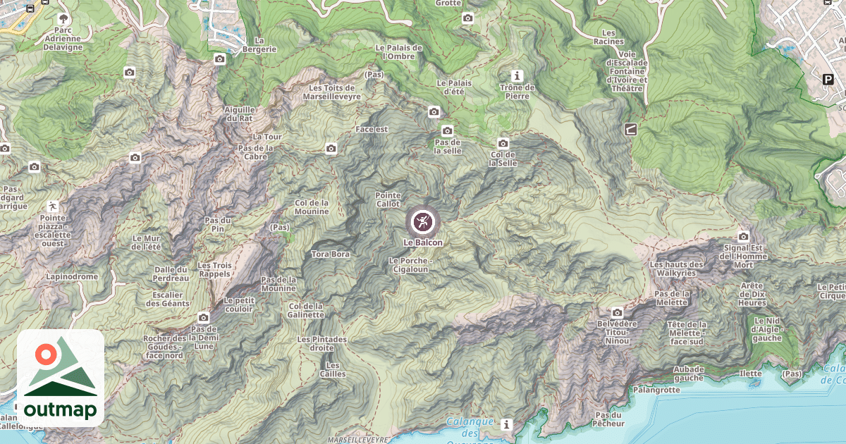 Map of Le Balcon