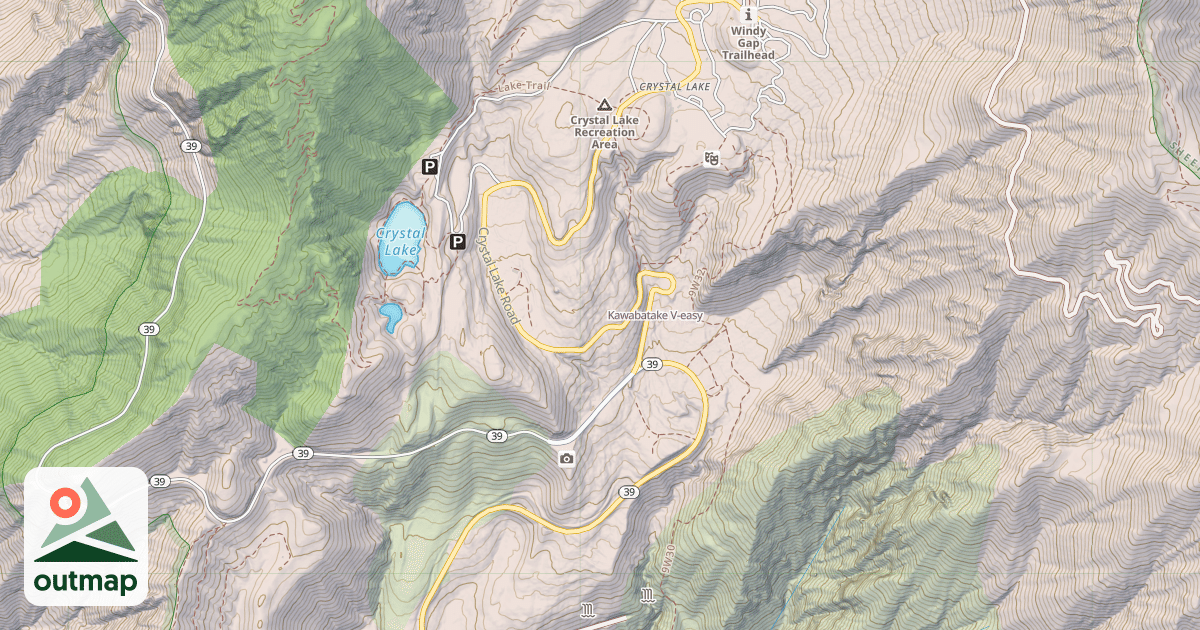 Map of Kawabatake