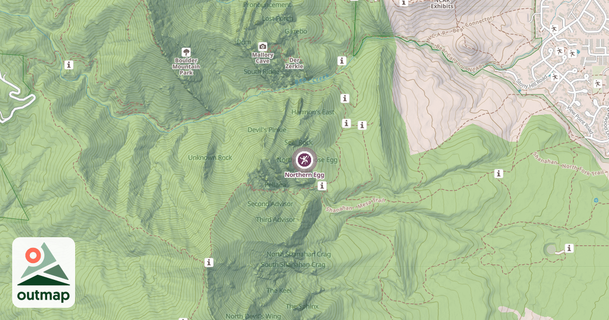 Map of Northern Egg