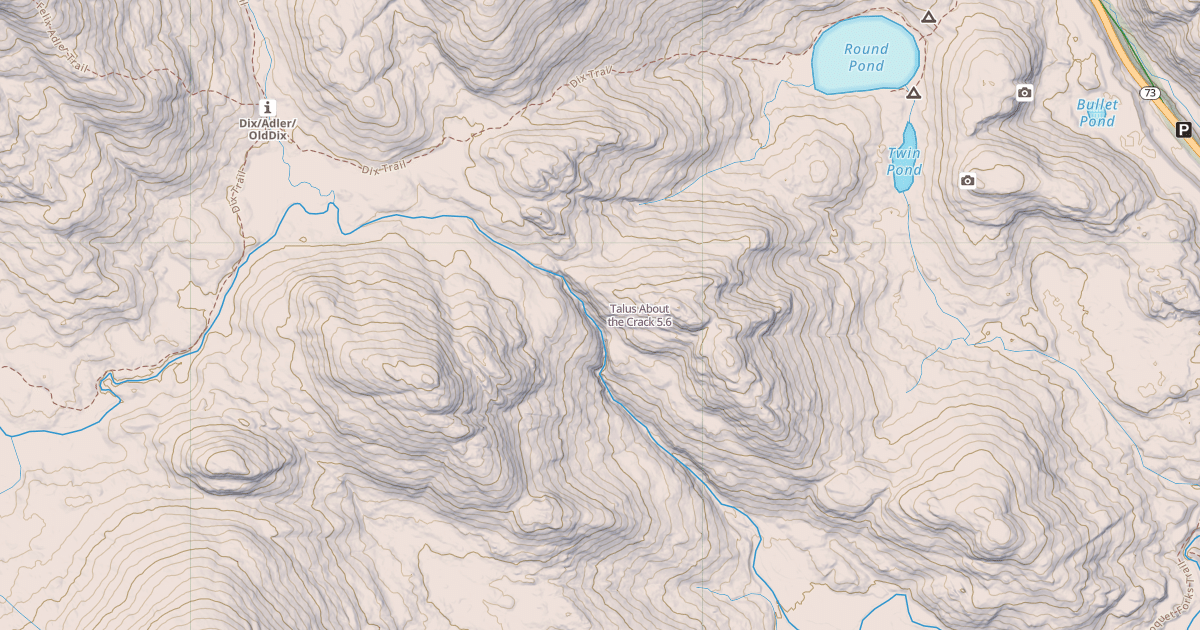 Map preview of Talus About the Crack
