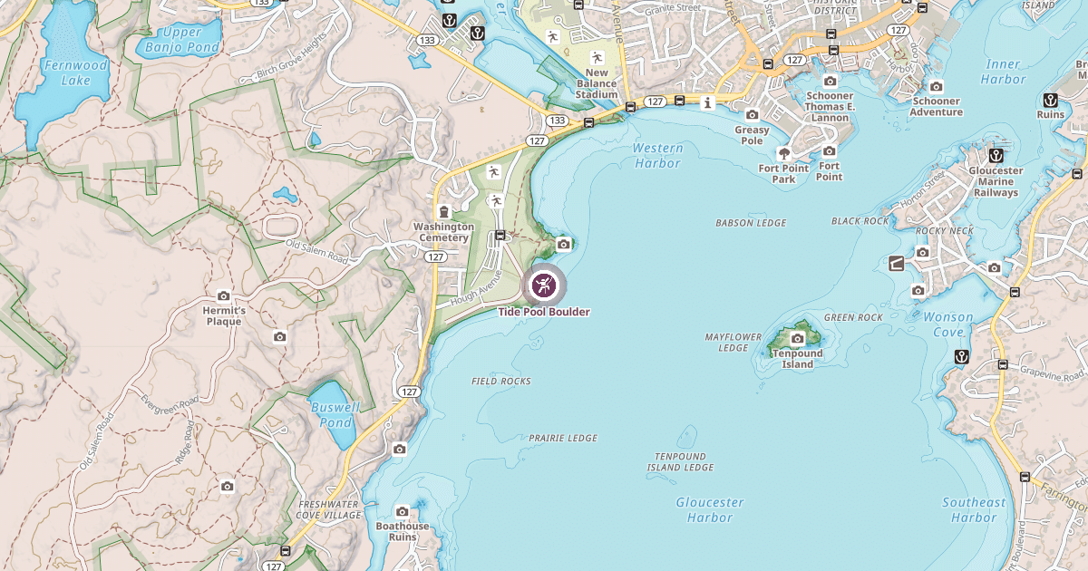 Map preview of Tide Pool Boulder