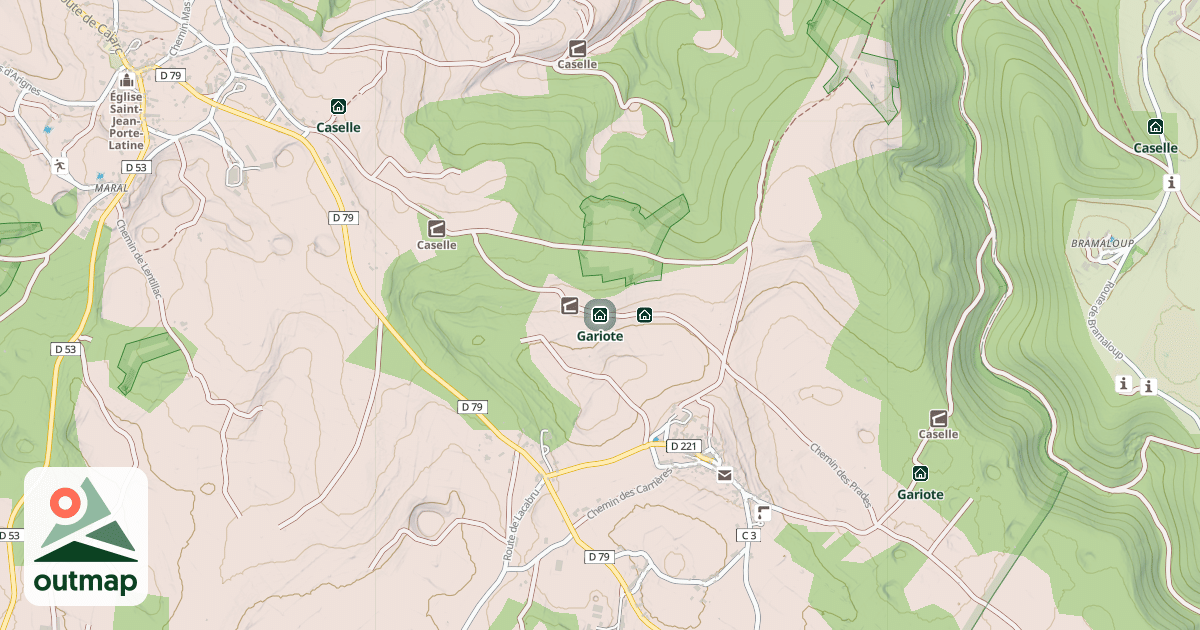 Map of Gariote