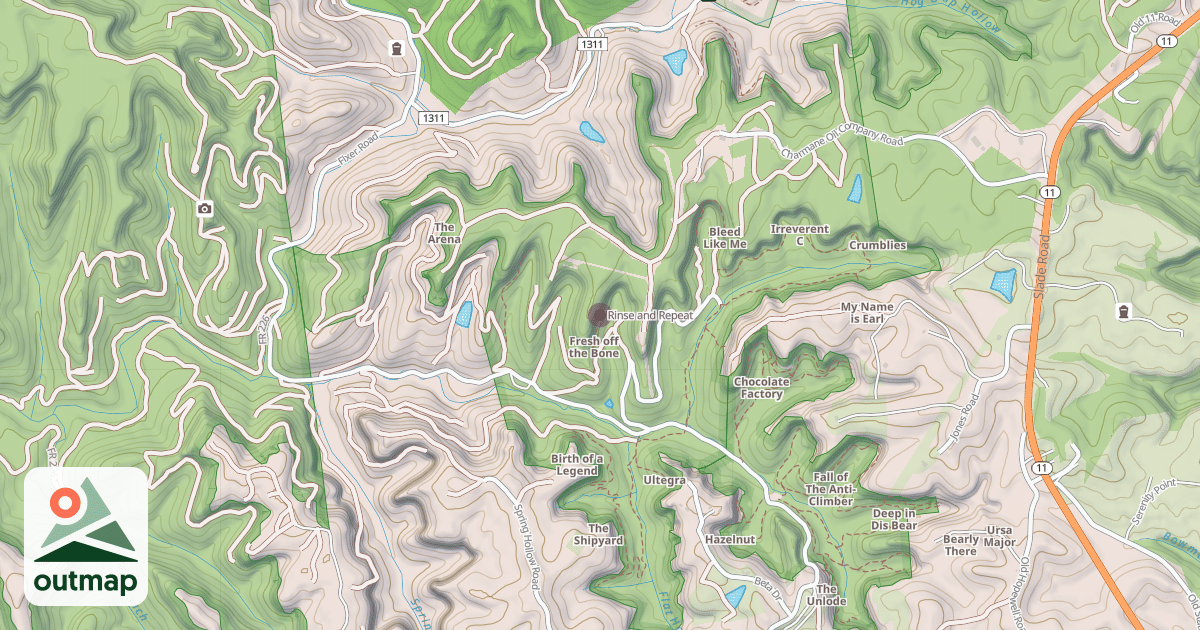 Map of Rinse and Repeat