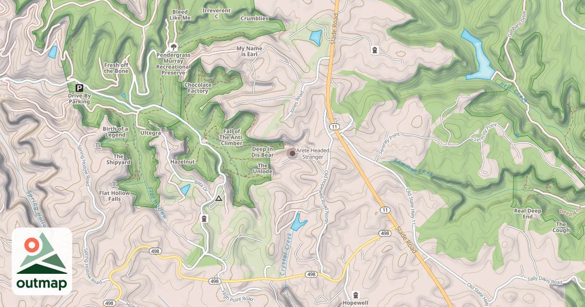 Map of Arete Headed Stranger