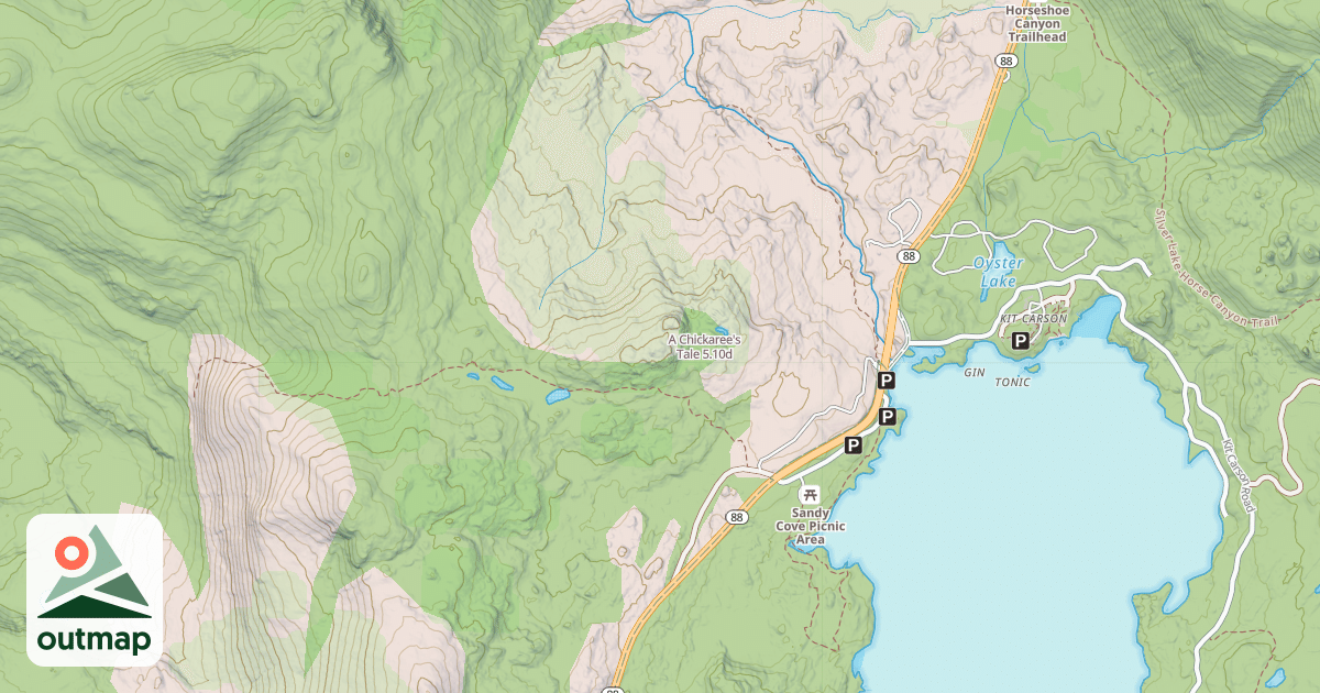 Map of A Chickaree's Tale