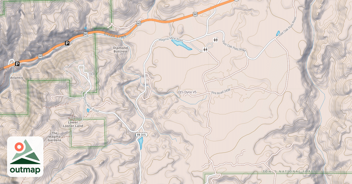 Map of DJ's Dyno