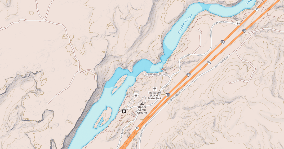 Map preview of Land of the Lost